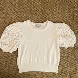 dh New York White Summer Sweater